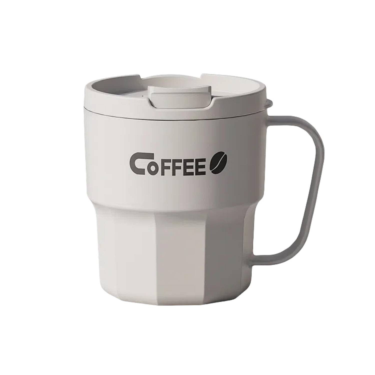 13Oz Stainless Steel Insulated Coffee Travel Mug W/ Lid 5
