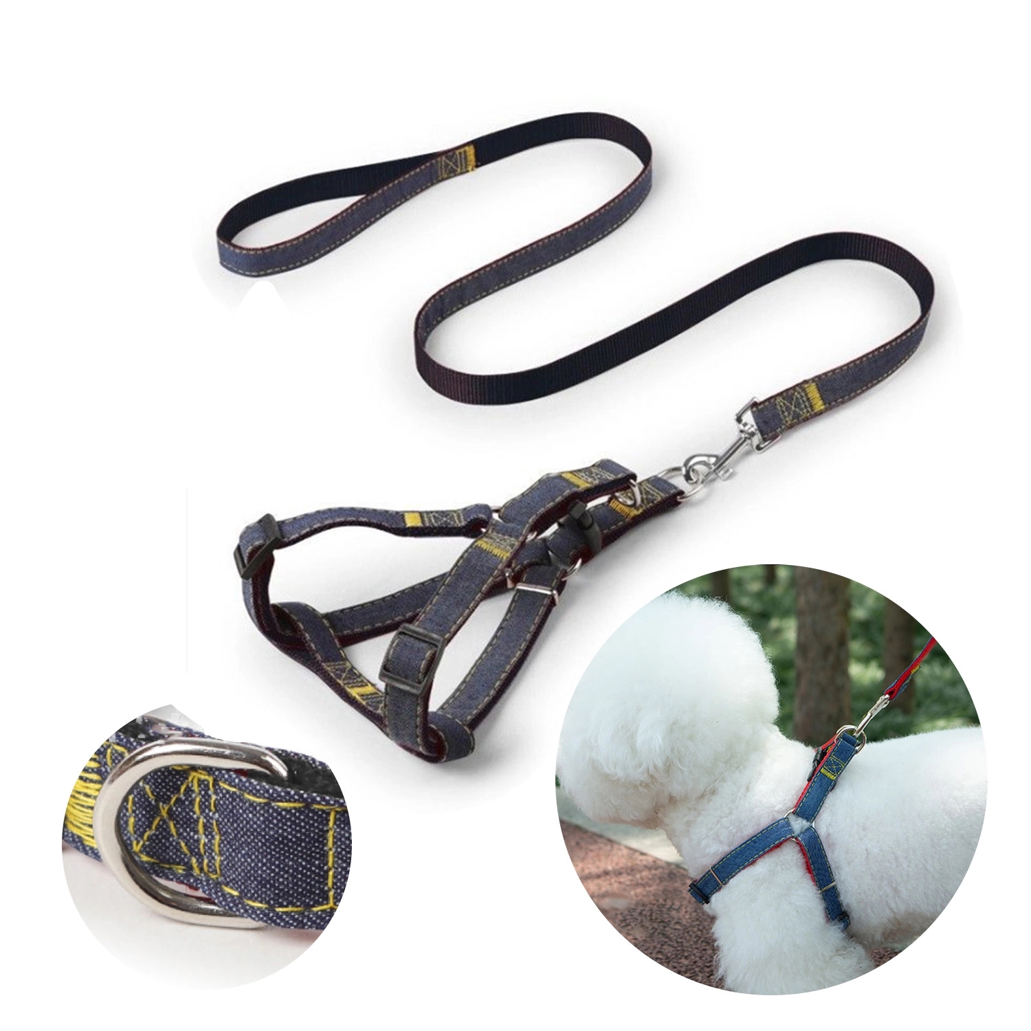 Durable Dog Harness & Leash Set 3