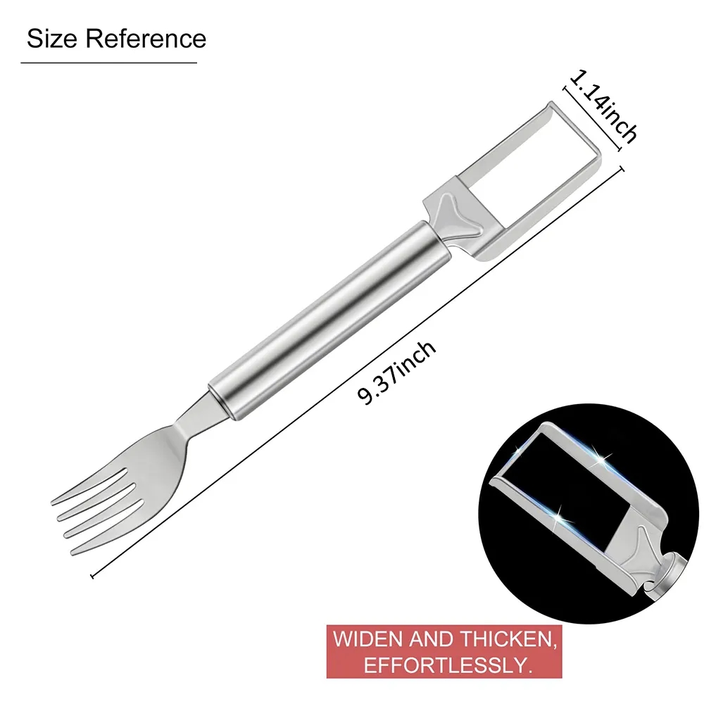 2 in 1 Stainless Steel Watermelon Slicer Fork 4