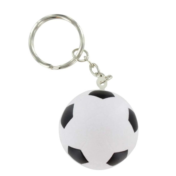 Soccer Ball Stress Key Chain 3