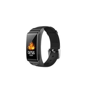 2 In 1 Ear Bud And Leather Band Fitness Tracker 16