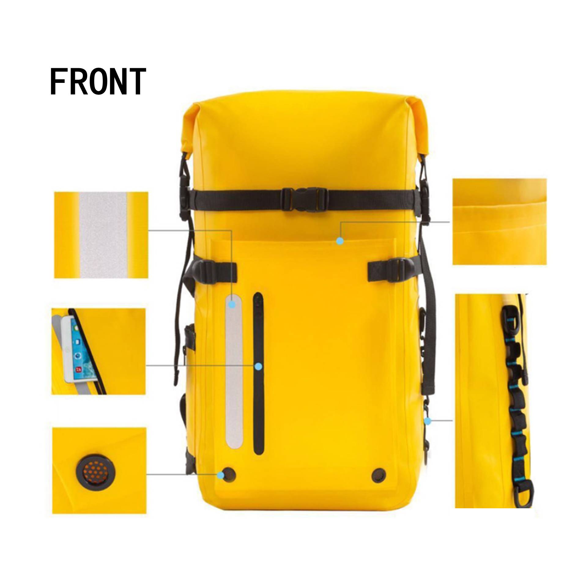 Diving Equipment Wet And Dry Separation Backpack 5