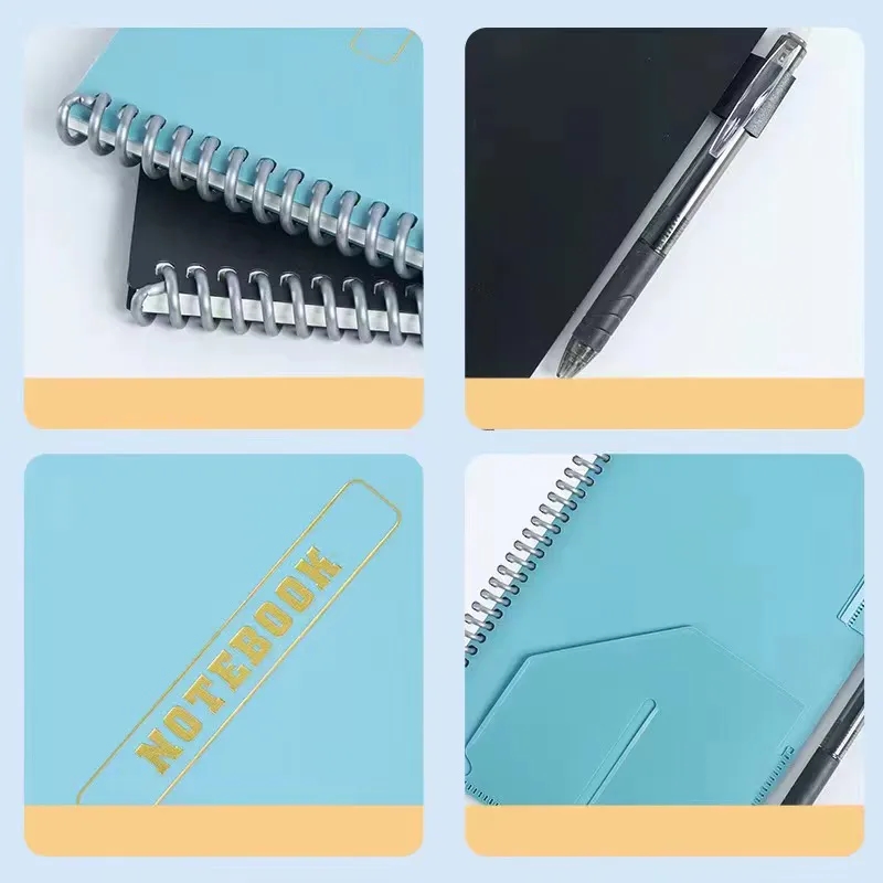 Custom Eco-friendly A5 Write & Wipe Erasable Notebook 1