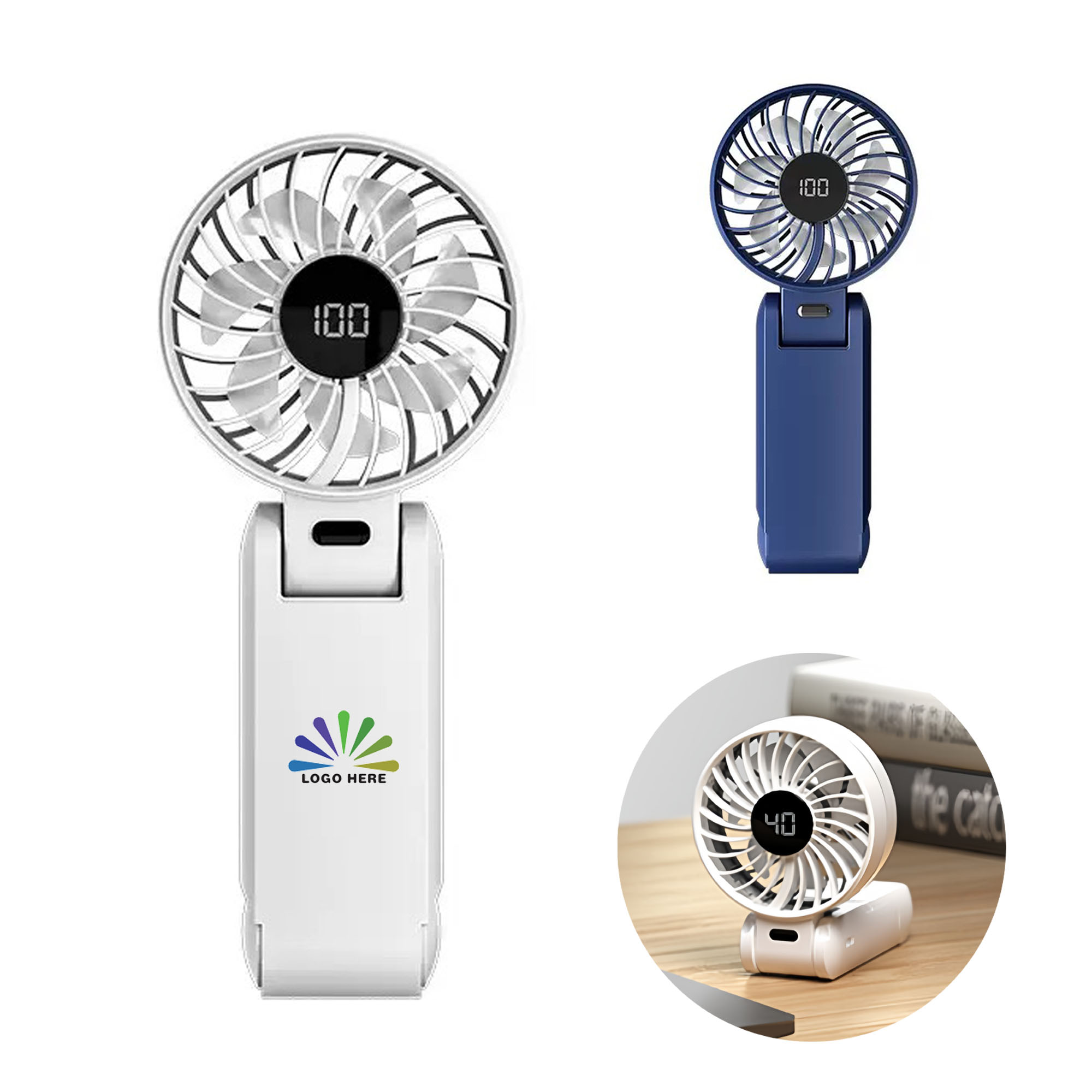 Compact Folding Rechargeable Fan 2
