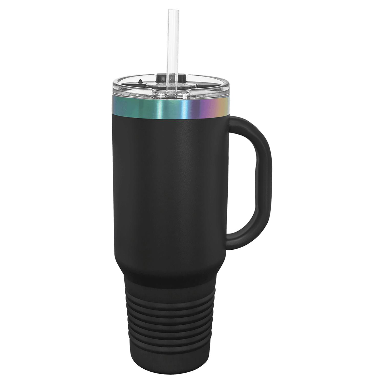 40 oz Polar Camel® Stainless Steel Insulated Prism Ion Plated Travel Mug 2