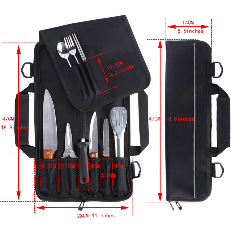 Multifunction Chef Knife Roll Bag 2