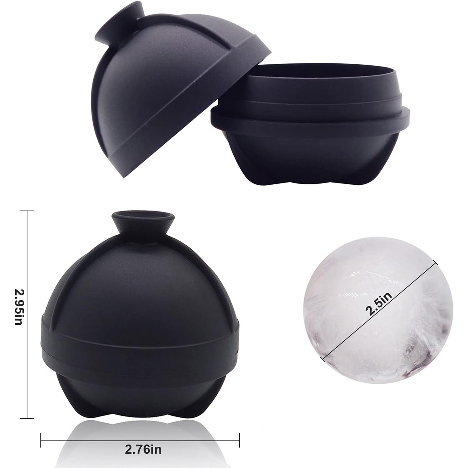 Single Sphere Ice Mold 5