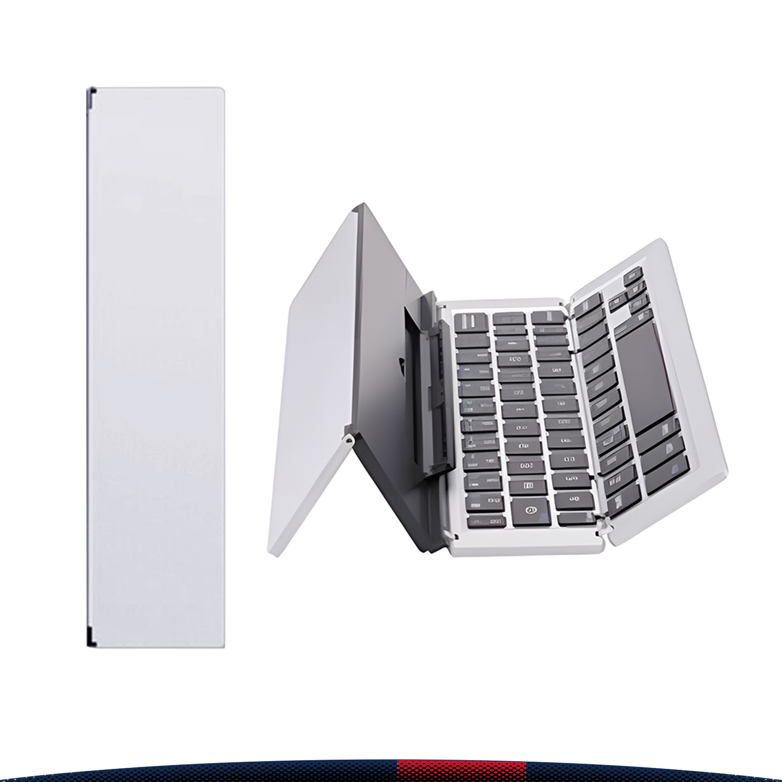 Tri-Fold Metal Bluetooth Keyboard 4