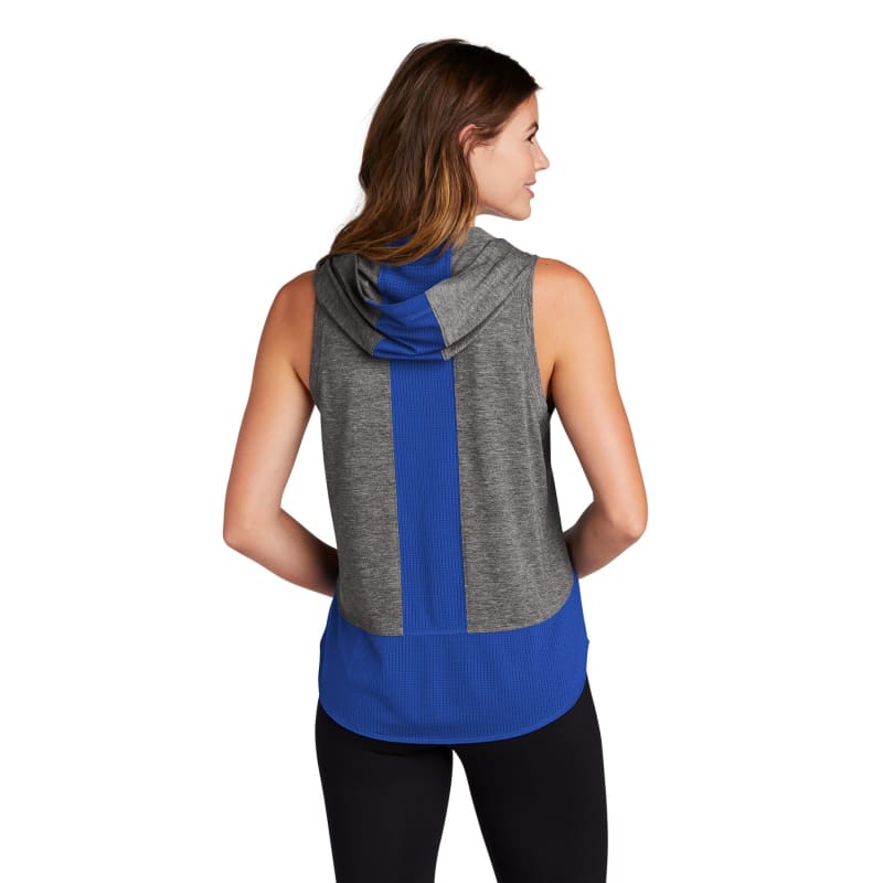 Sport-Tek Women's PosiCharge Tri-Blend Wicking Draft Hoodie Tank. 19