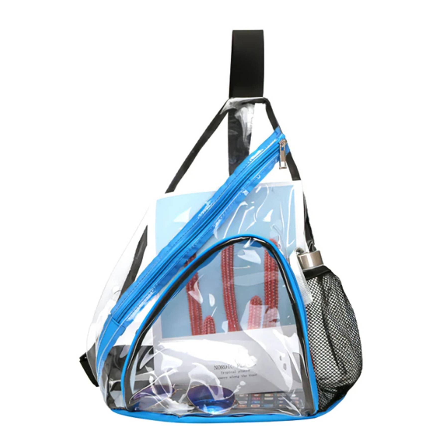 Clear PVC Crossbody Bag With Adjustable Strap 1