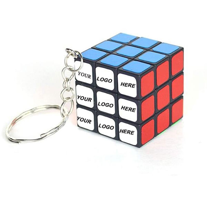 Printed Mini Cube w/Keychain 2