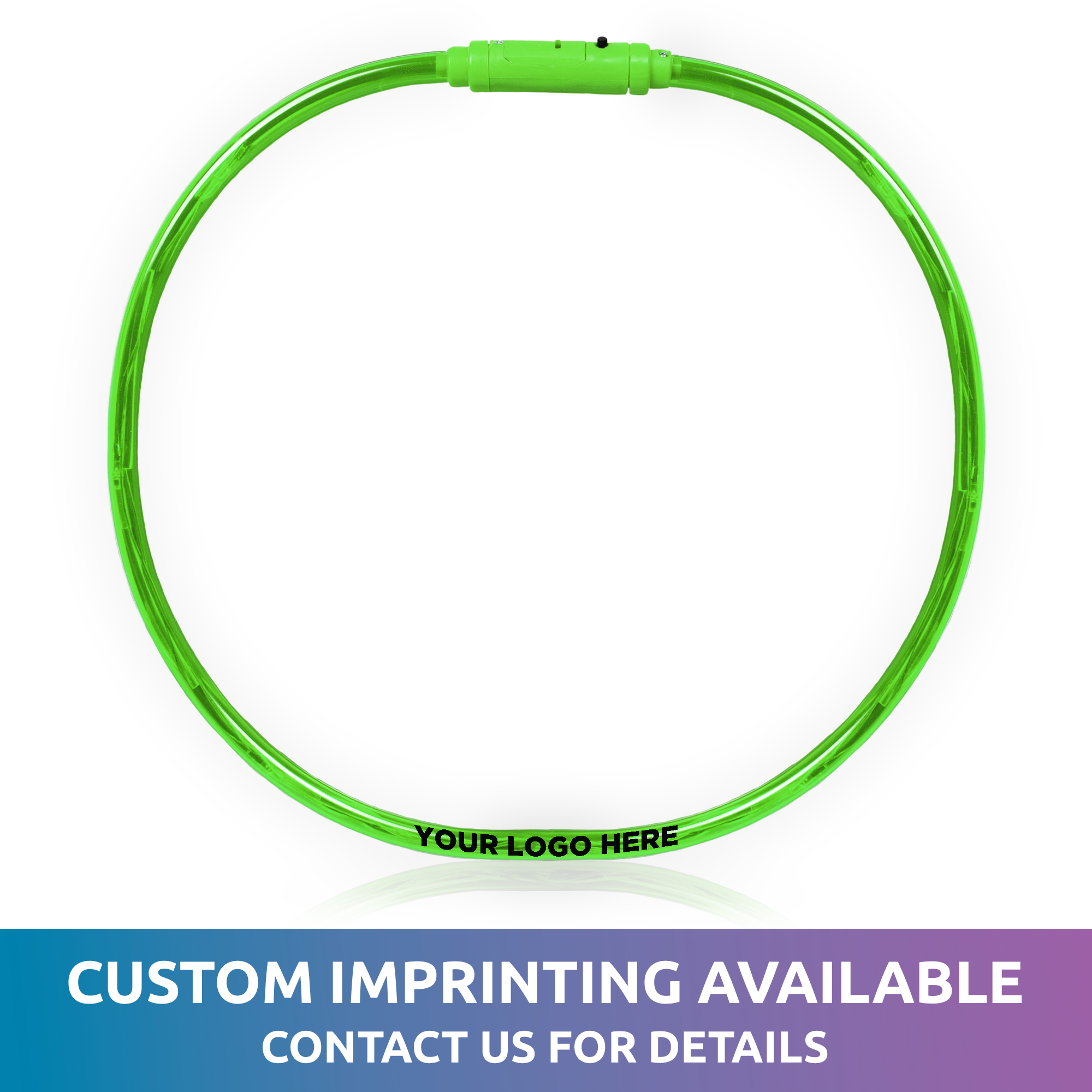Green Neon LED Necklaces 9