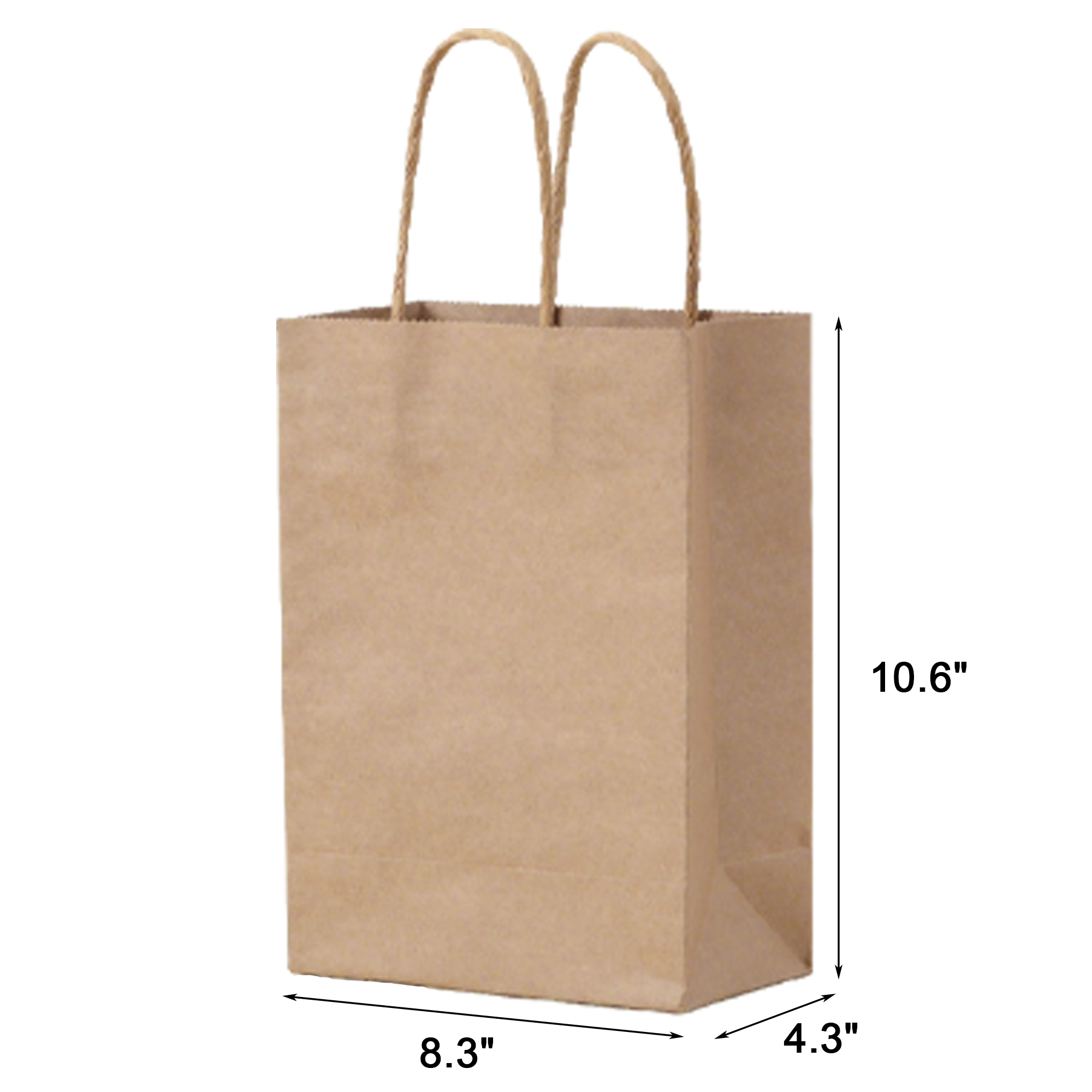 Natural Kraft Paper Bags for Gifting and Packaging 4