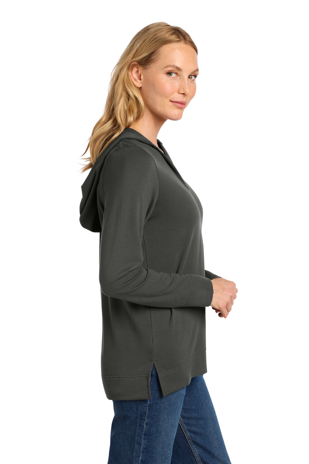 Port Authority Women's Microterry Pullover Hoodie LK826, custom hoodie or sweatshirt with logo imprint 12