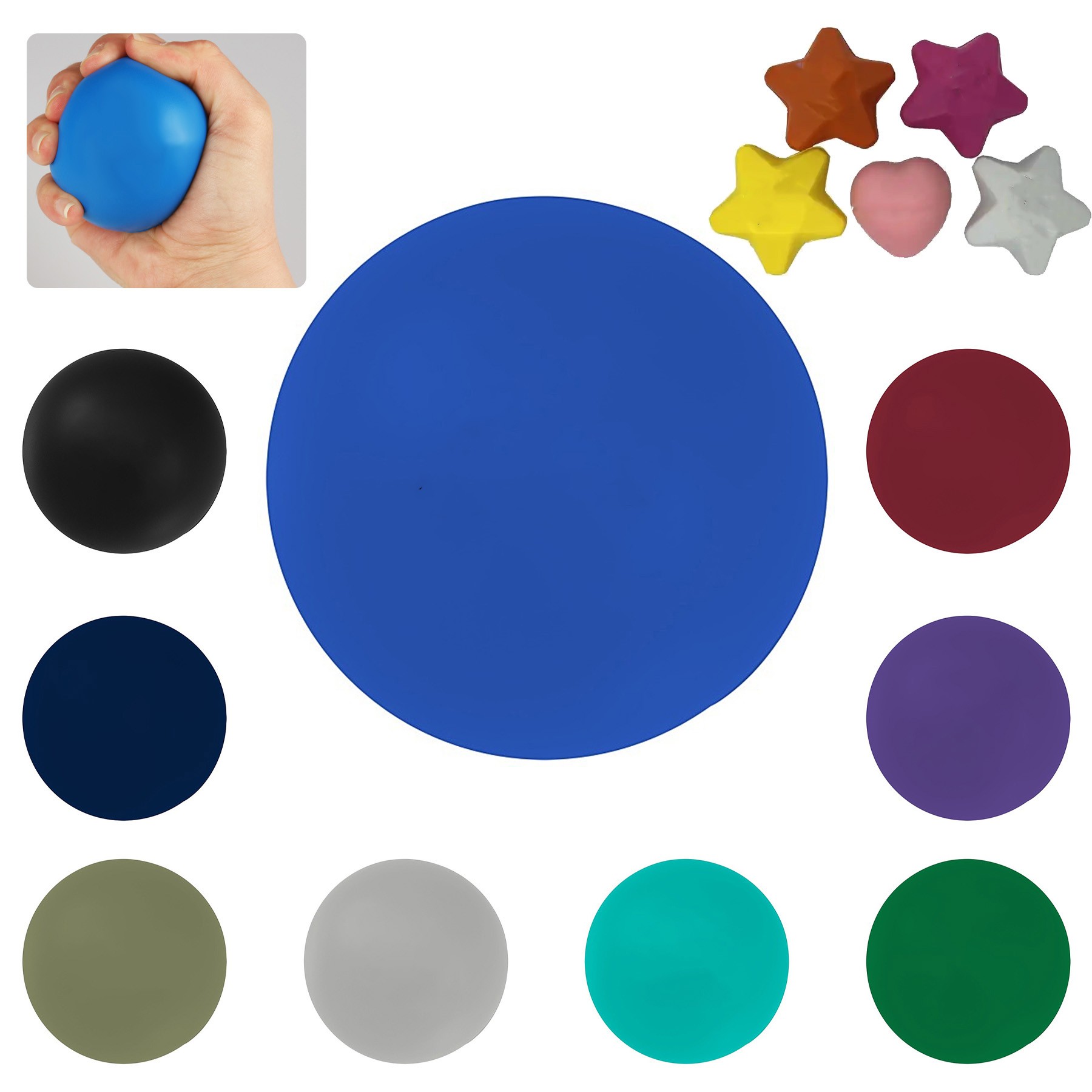 Solid Color Stress Ball