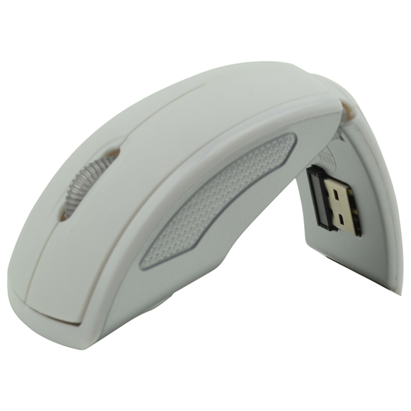 Curved Wireless Optical Mouse with USB Receiver 9