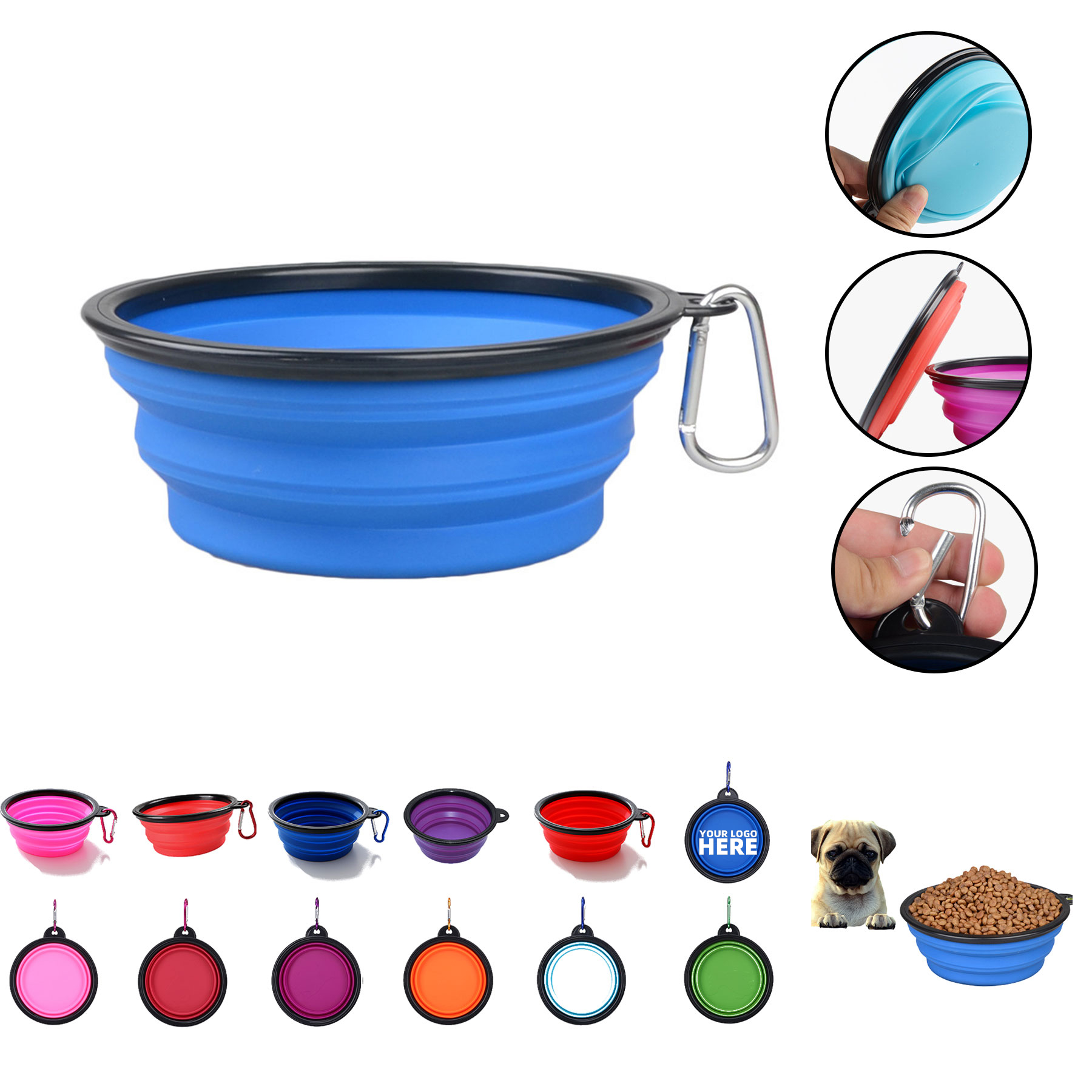 12oz Collapsible Dog Bowl 2