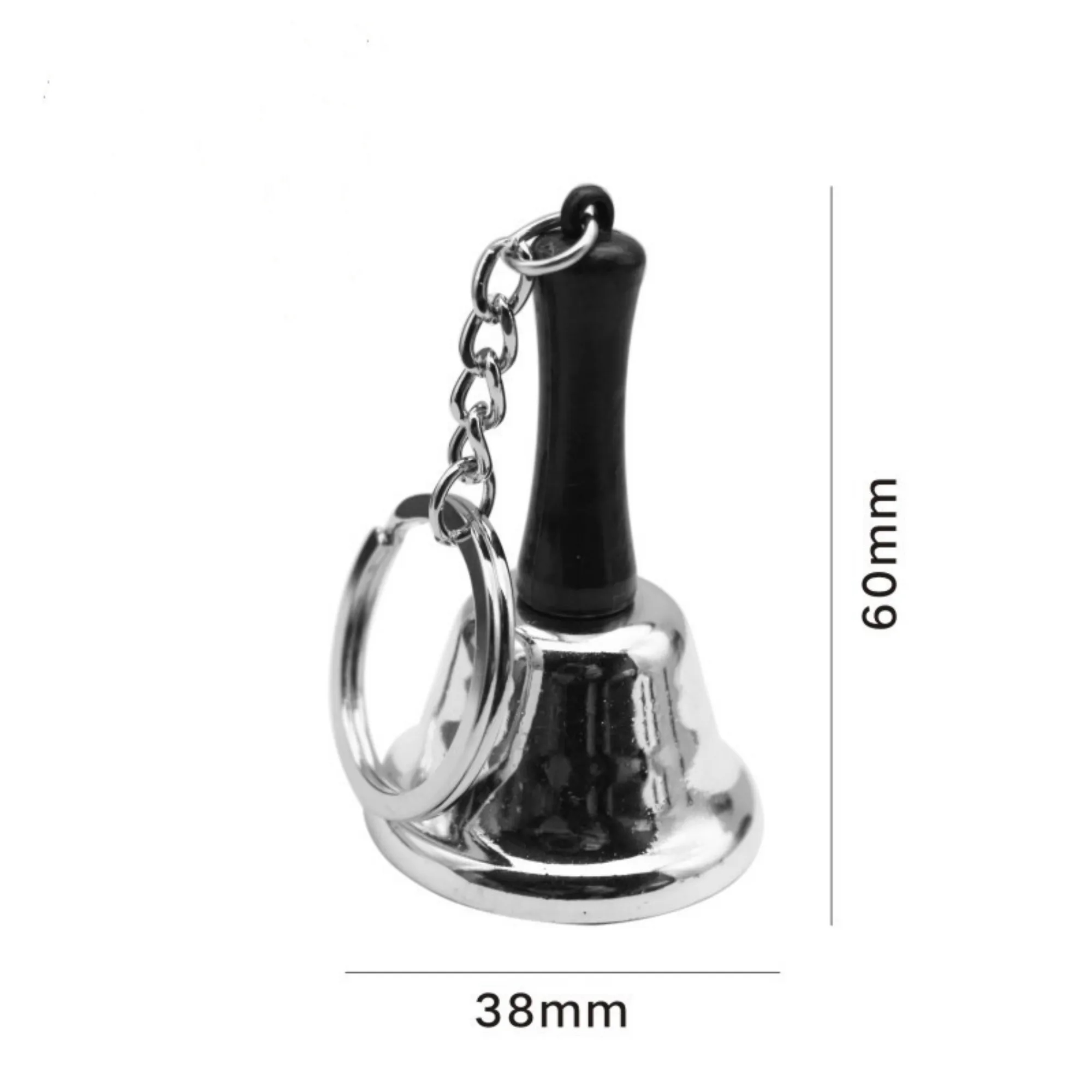 Mini Hand Metal Bell Keychain 3