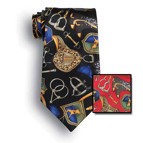 Saddle Up Novelty Tie - Black 2