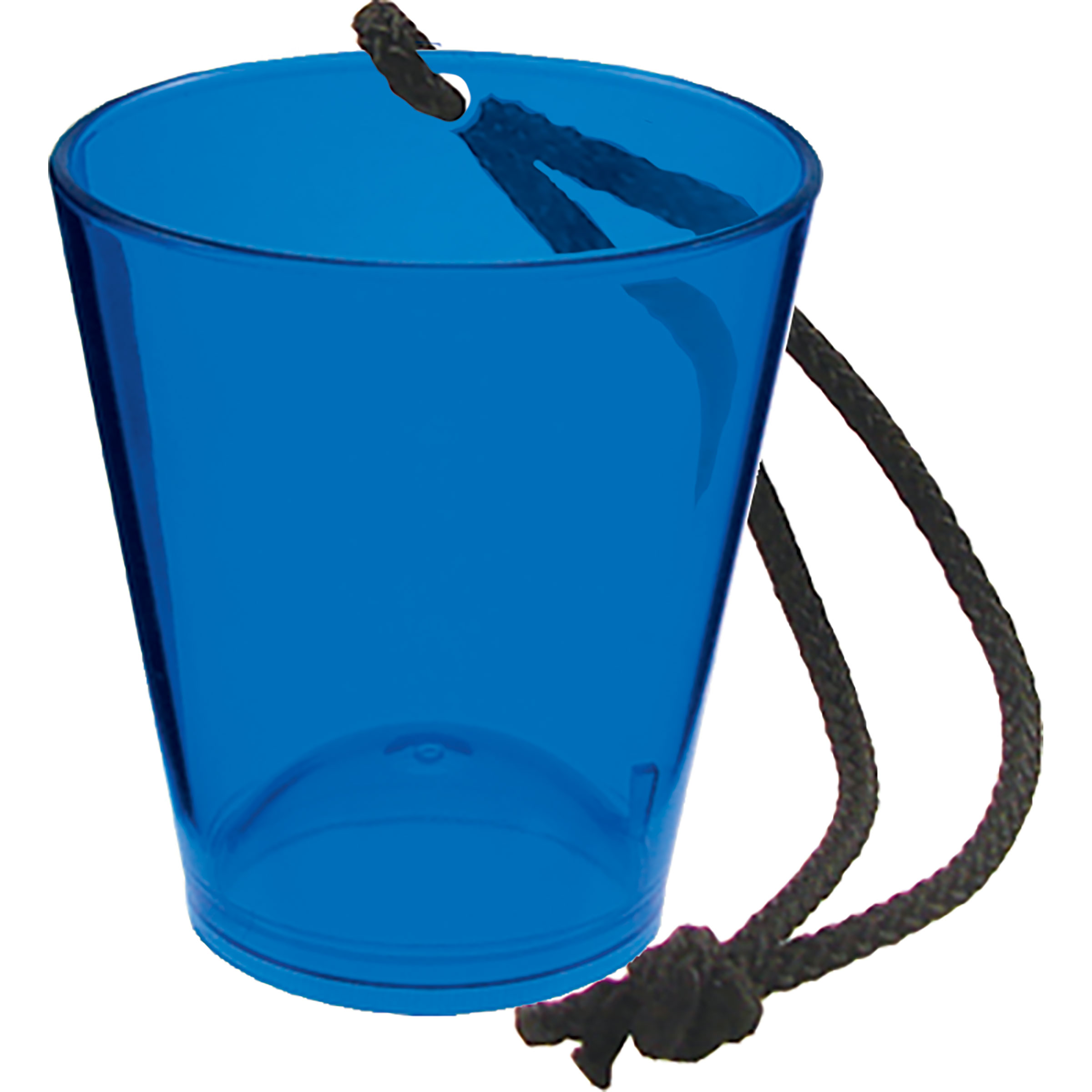 1.5oz Plastic Bottle Neck Hanging Sidecar Shot Glass with Black Rope 3