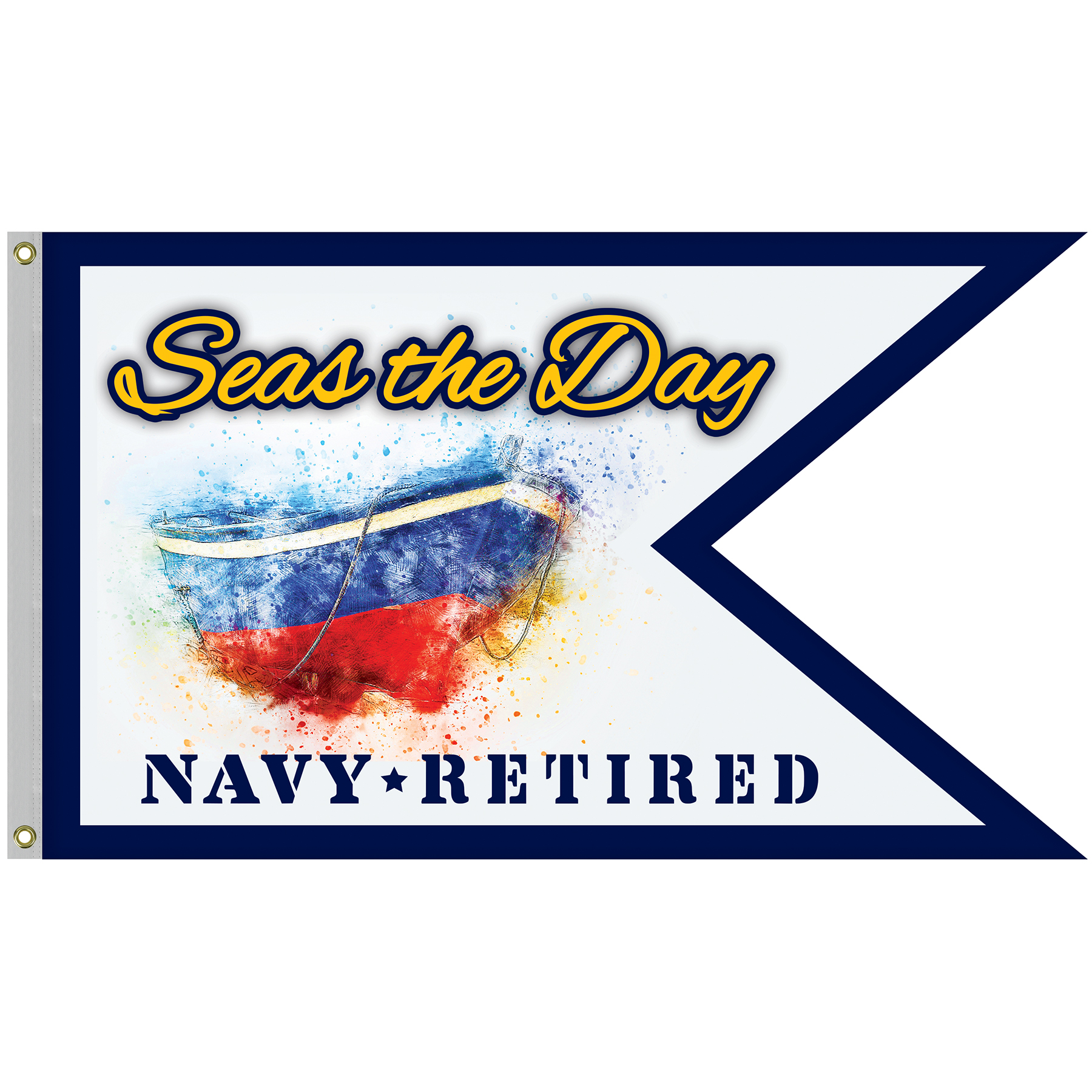 Double Sided Knitted Polyester Guidon Boat Flag (36"x60") 7