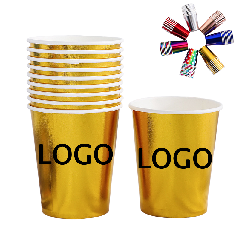 9oz Disposable Party Picnic Beverage Ice Cream Paper Cup 3