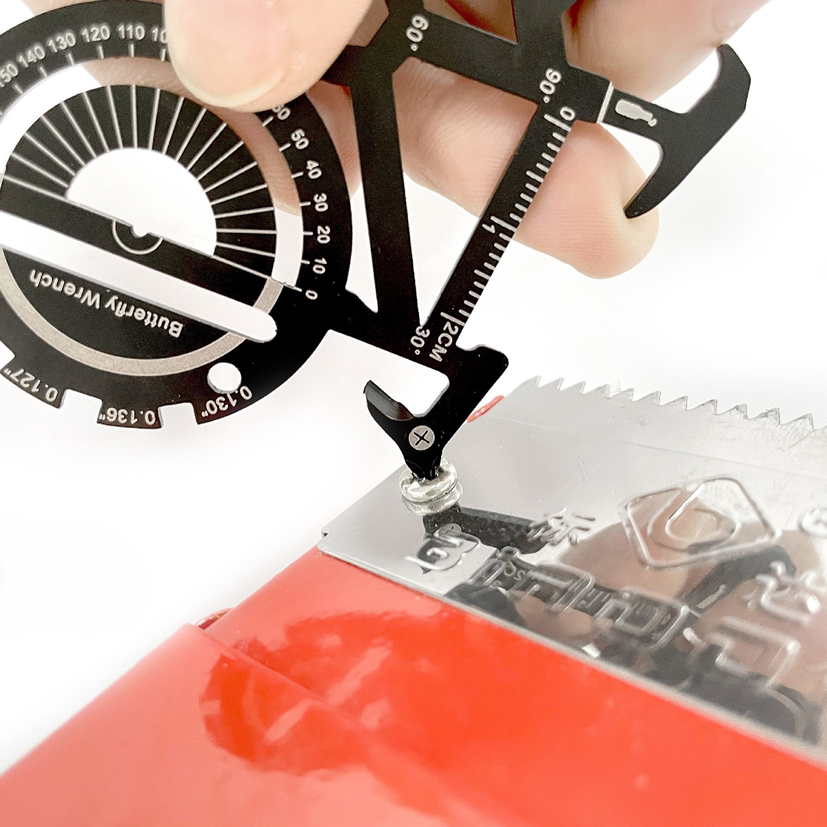 GearCard 20-in-1 Bike-Shaped Multi-Tool Card 7