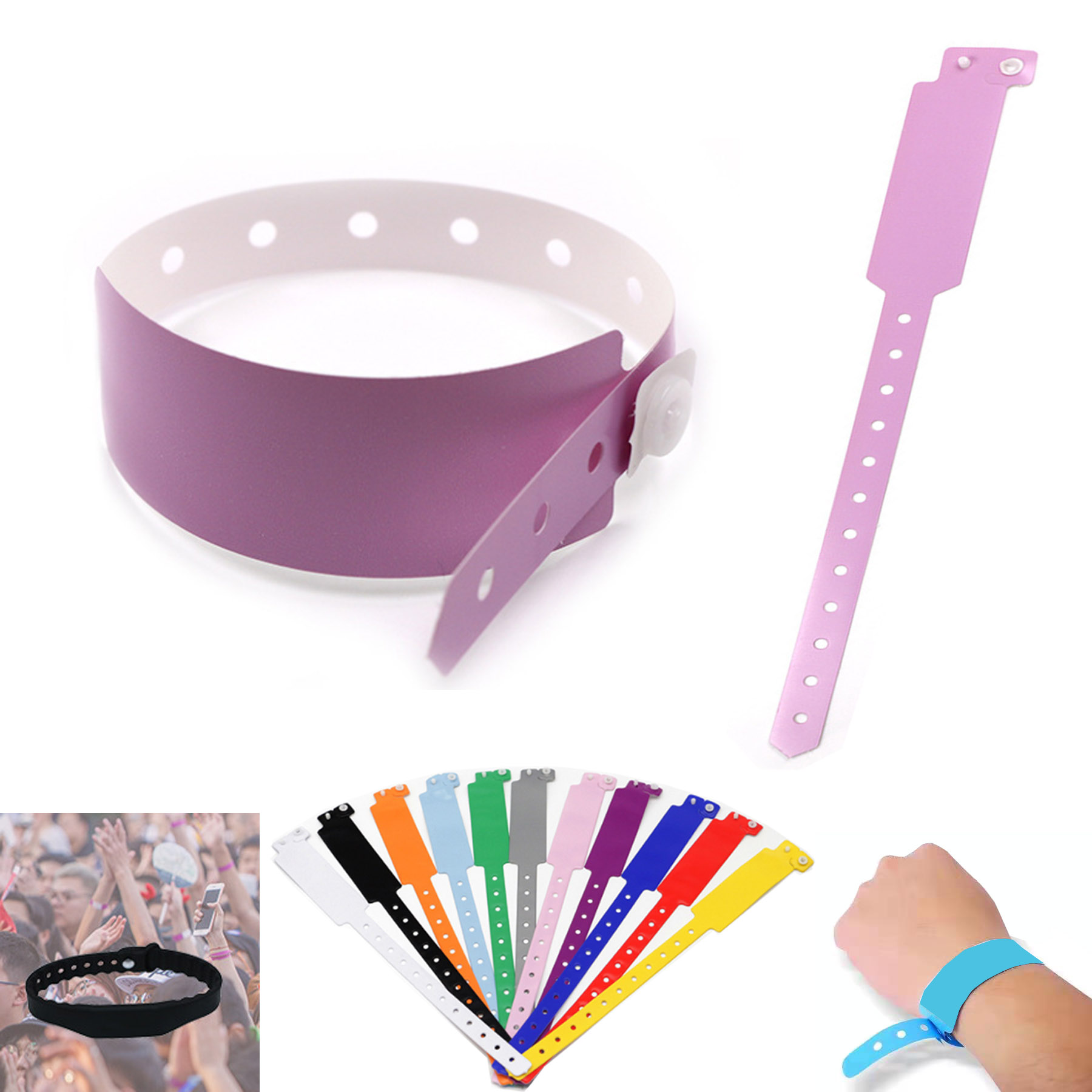 PVC Disposable WristBand 1