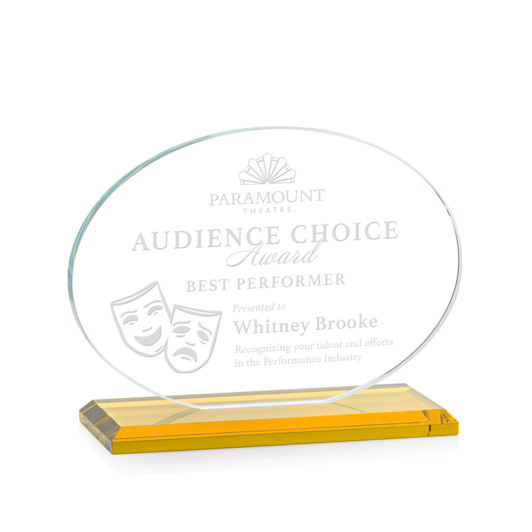 Austin Award (Horiz) - Amber 7