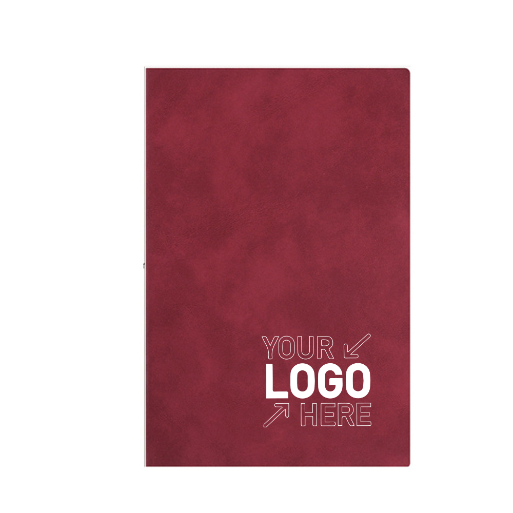 Medio White Lined Journal with Nylon Bookmark 4