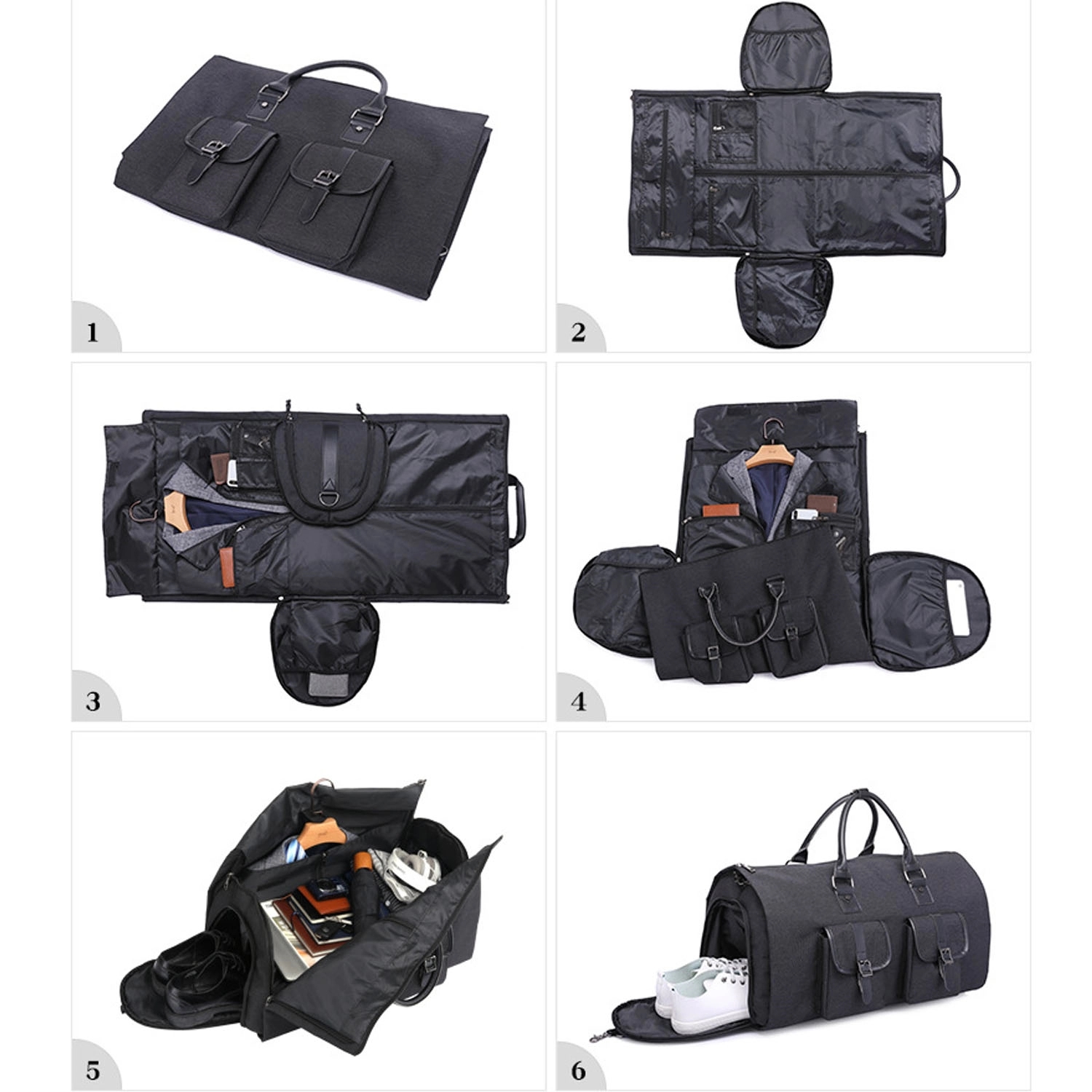 Suit Carry On Garment Bag With Shoulder Strap 4