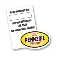USA Made Premium UV Window Micro-Suction Cling Decal (3"x 3") Eye Chart W/Oval