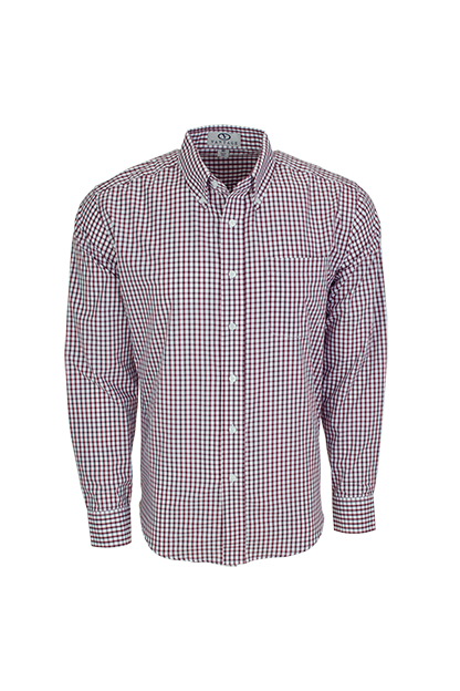 Easy-Care Gingham Check Shirt 39