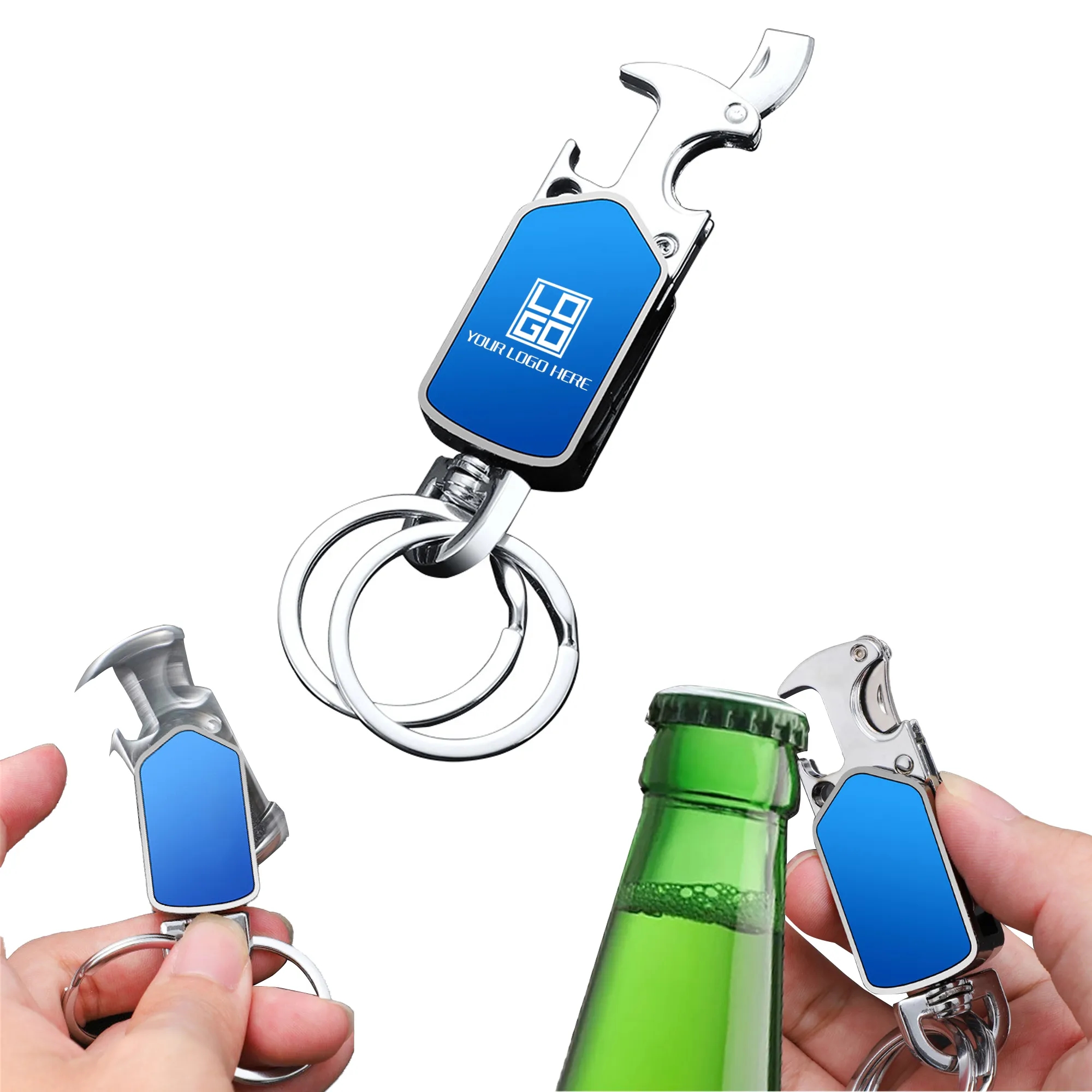 3 In 1 Bottle Opener Keychain 2