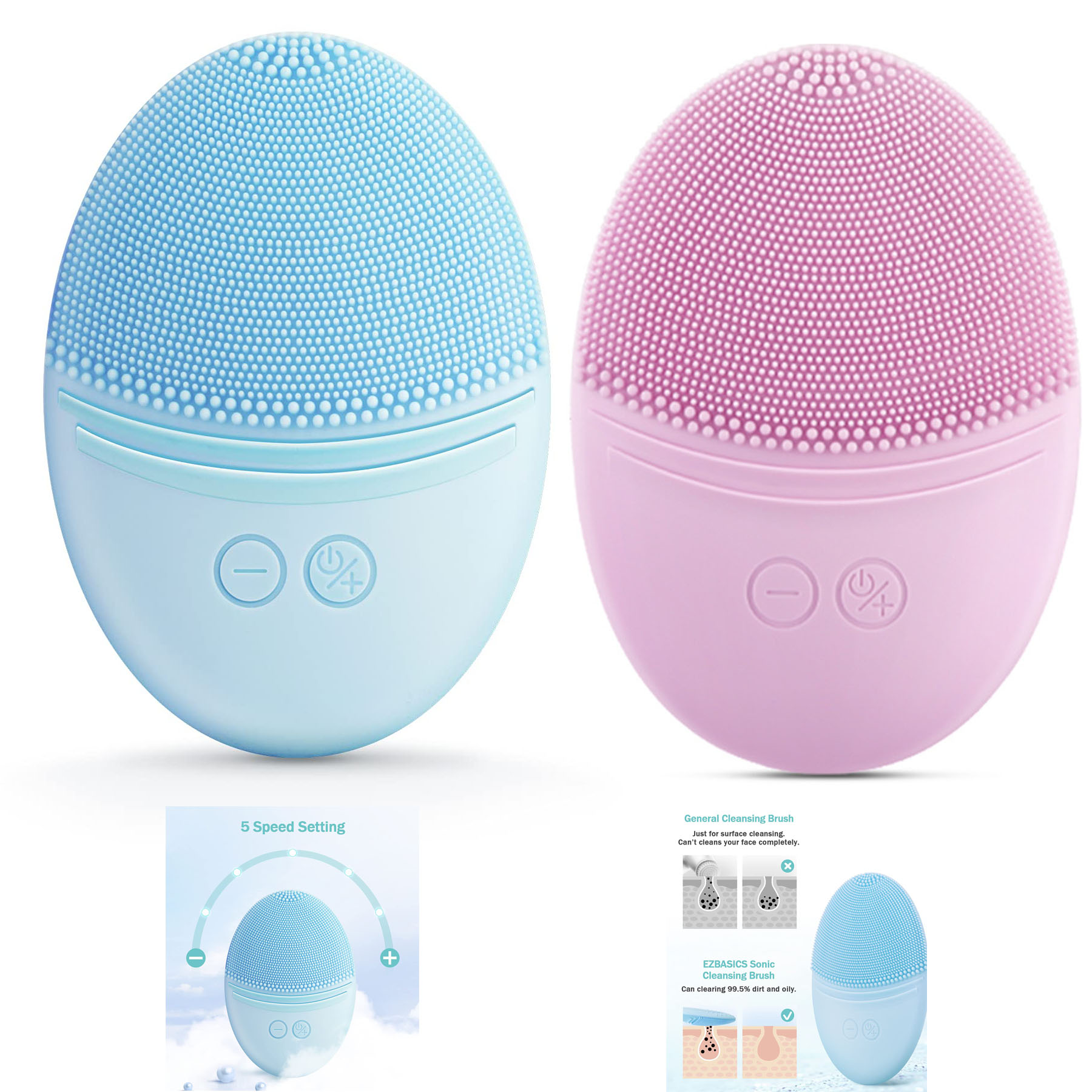 Vibratin Facial Cleansing Brush