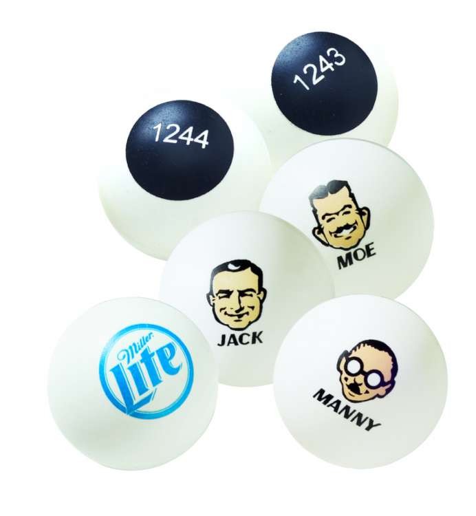 40 Mm White Ping Pong Balls