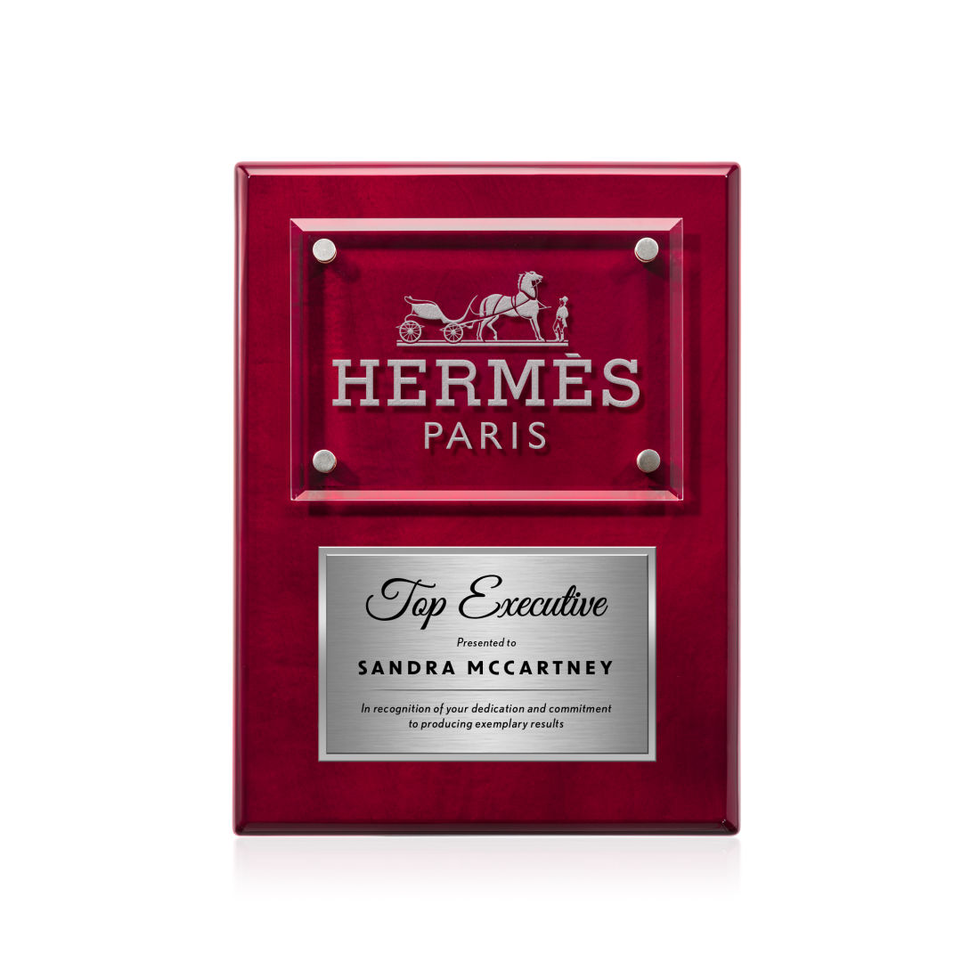 Gossamer Plaque - Rosewood/Silver 3