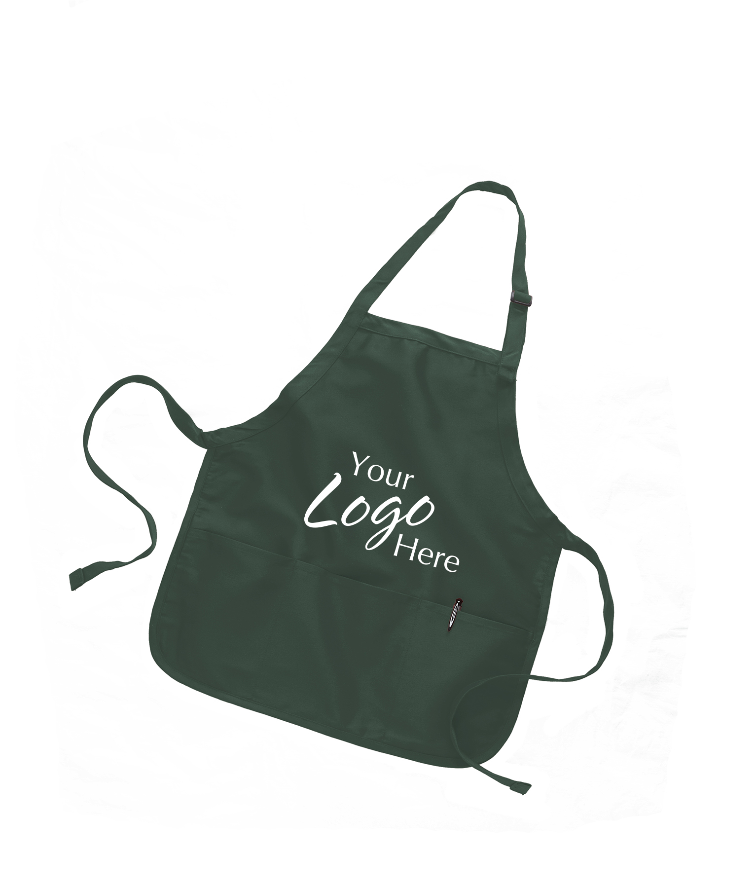 Medium Length Apron with 3 Compartments (22"x24") 12