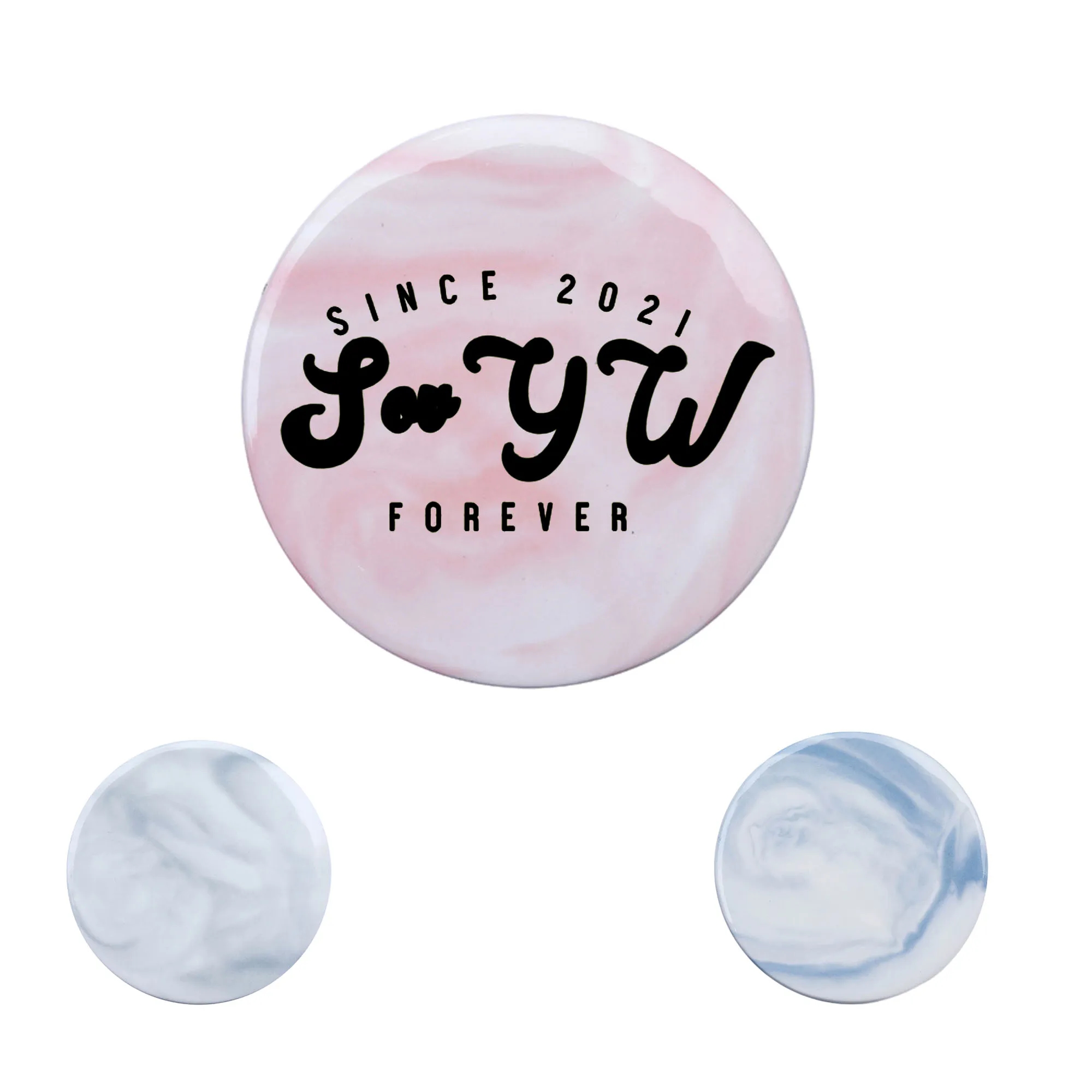 3.6" Round Ceramic Coasters