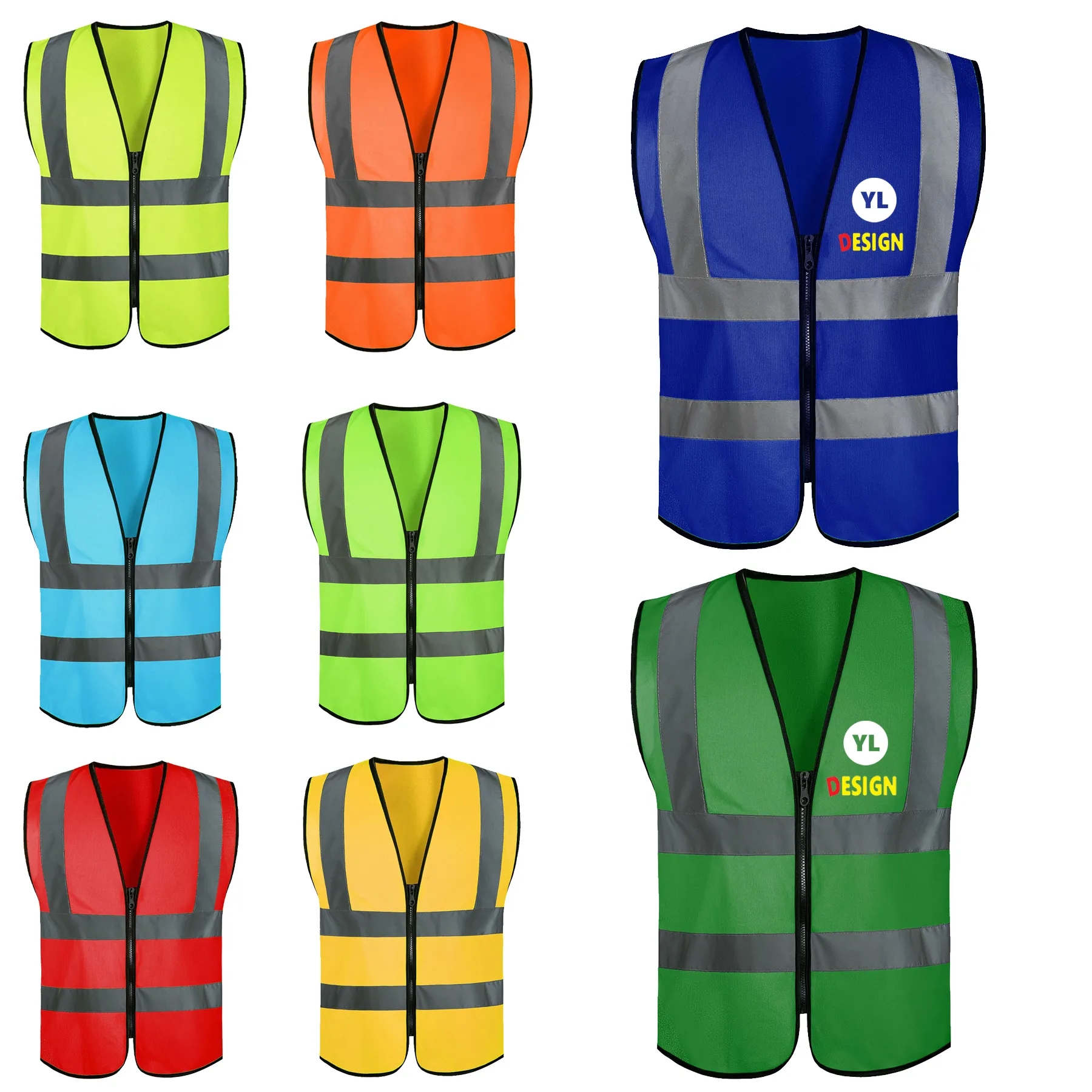 Unisex High Visibility Safety Vest