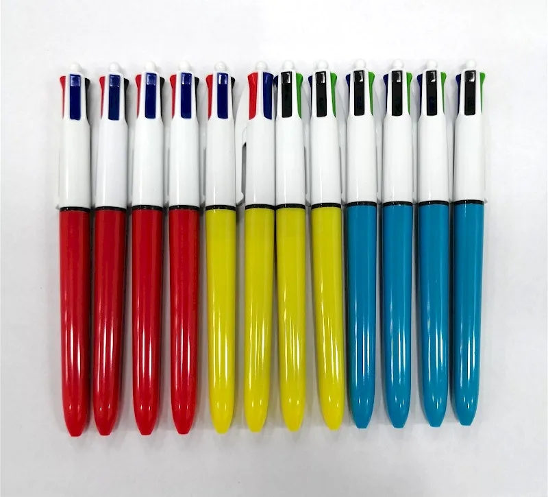 Four-color push ballpoint pen 1