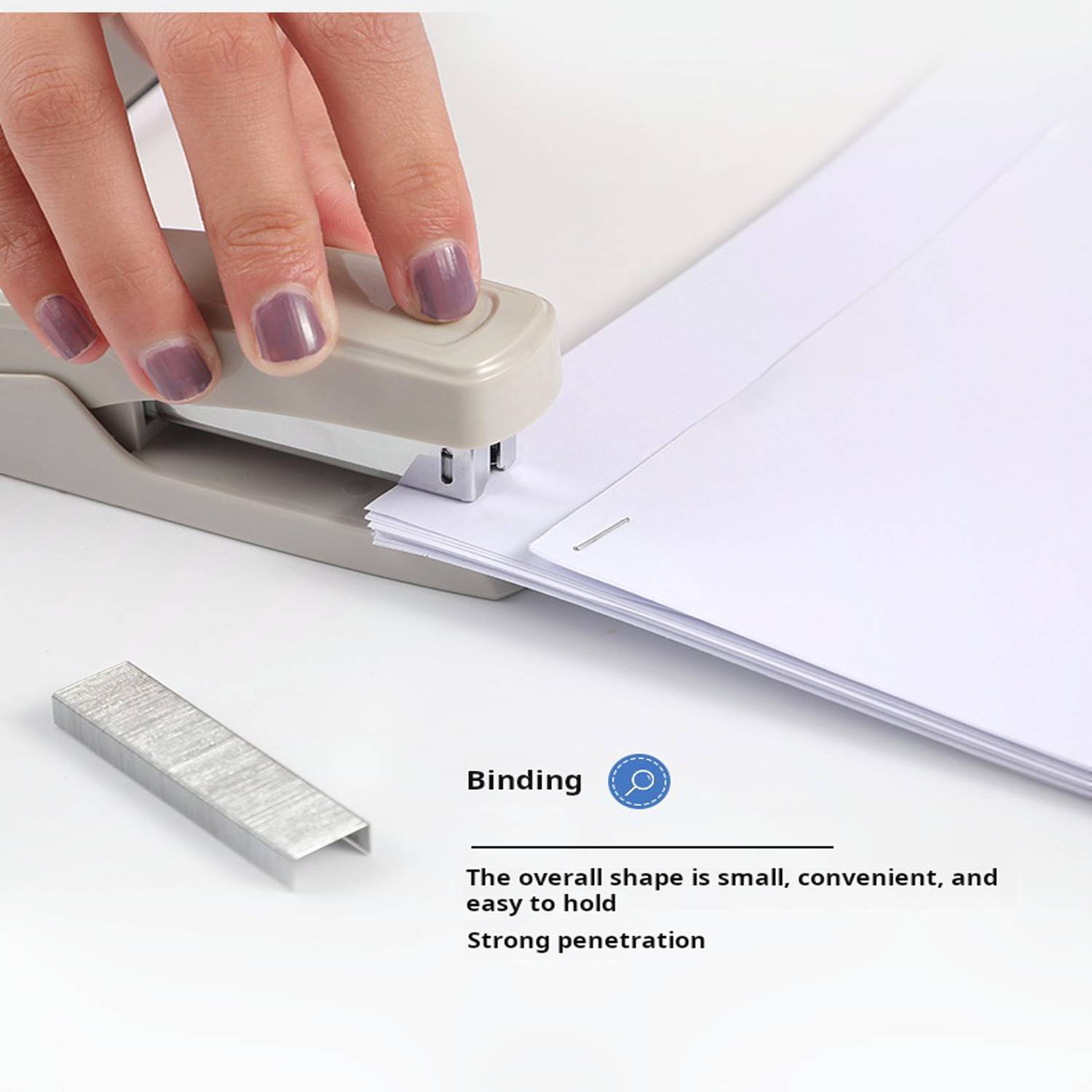 20 Page Labor-Saving Stationery Stapler 4