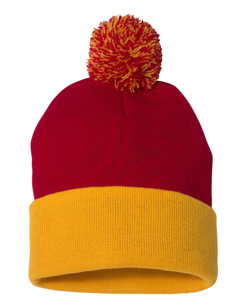 12" Pom-Pom Cuffed Beanie - SP15 23