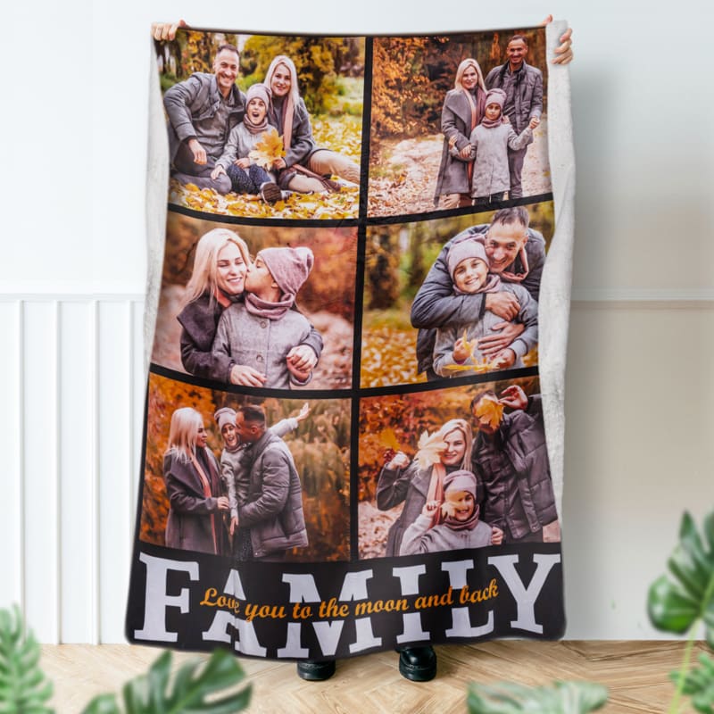 Custom Plush Sherpa Photo Blanket 4