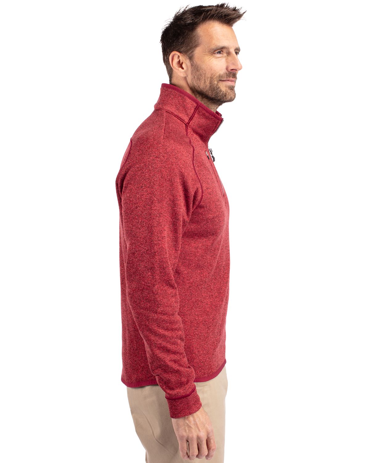 Cutter & Buck Mainsail Sweater-Knit Mens Half Zip Jacket 46