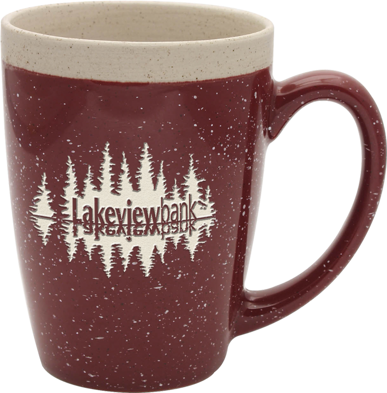 16 oz. Adobe Ceramic Mug - Deep Etched 22