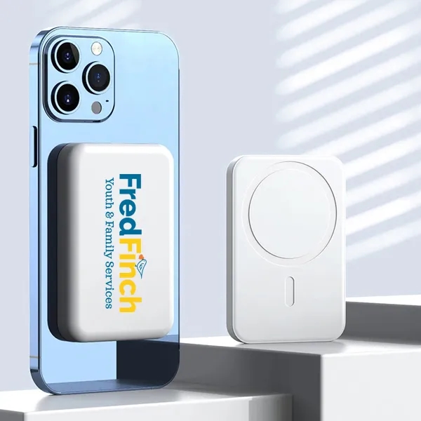 Portable Magnetic Wireless Power Bank 5000mah 2