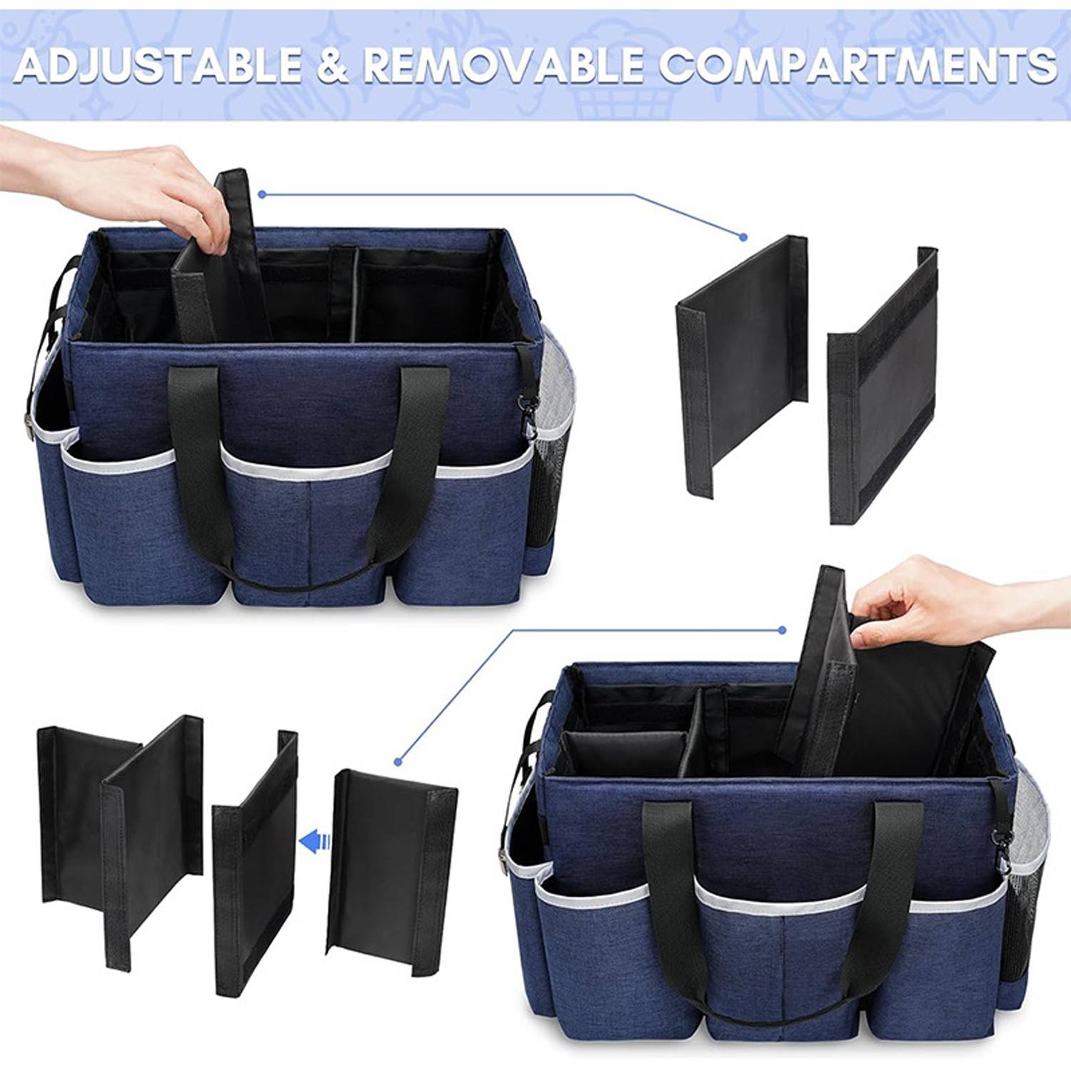Multi Functional Waterproof Oxford Cleaning Storage Bag 4