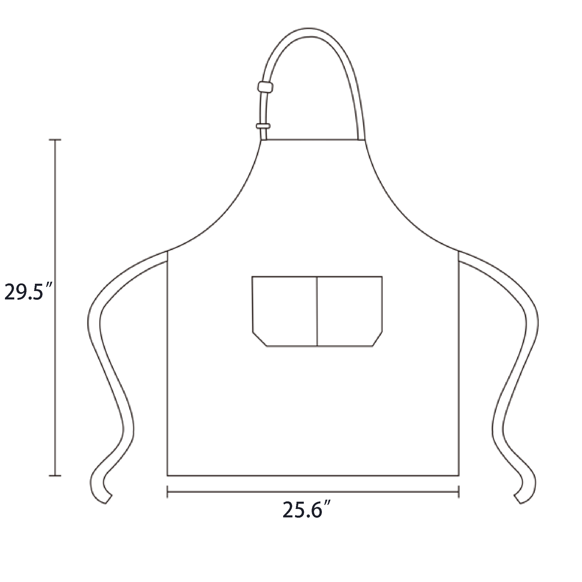 Waterproof Bib Apron with Pockets 4