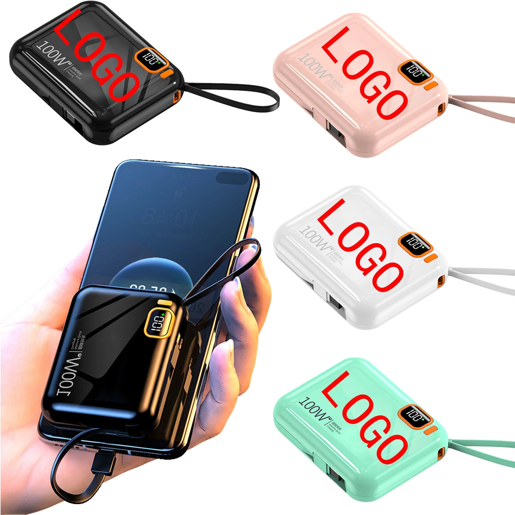 Portable Power Bank 10K MAH Lightning & Type-C 2